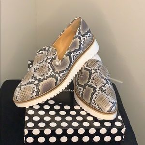 Snake python loafers